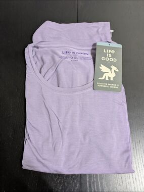 Life Is Good Women's Lavender Sleep Tee
